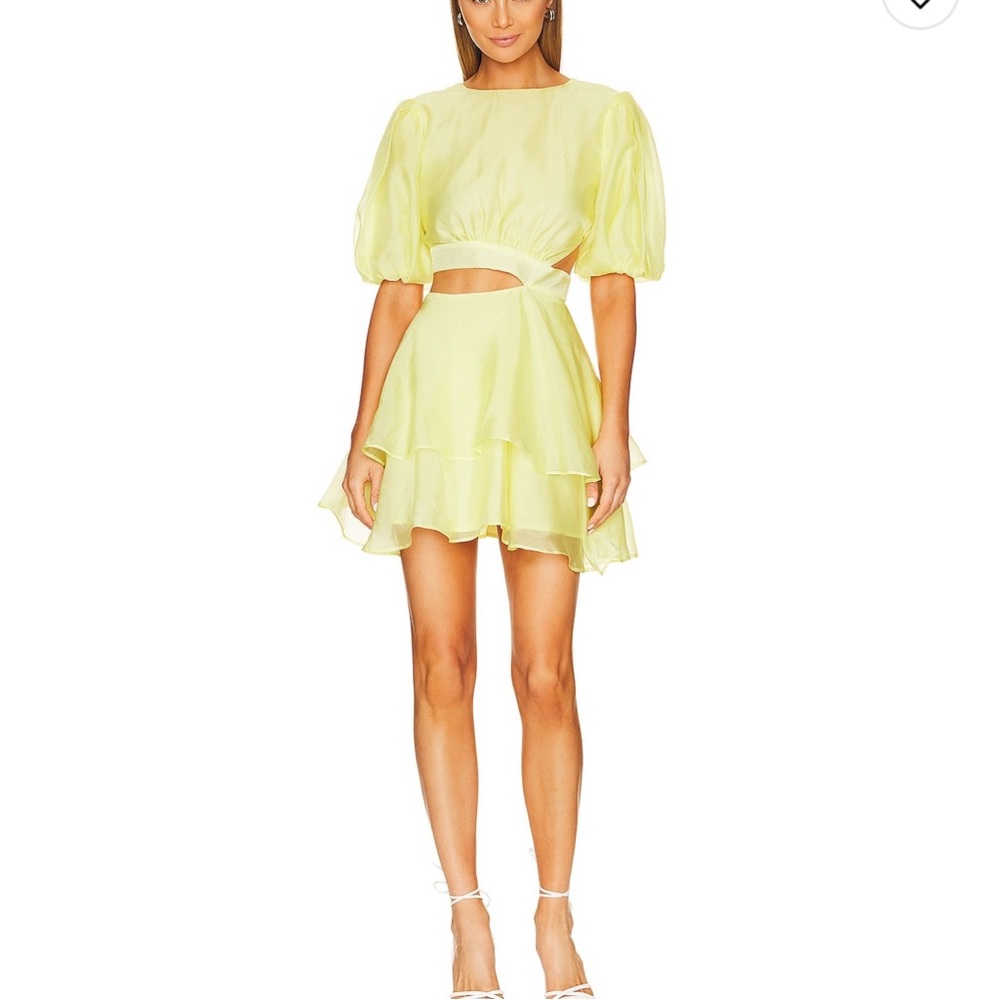 Bardot Yellow Dress
